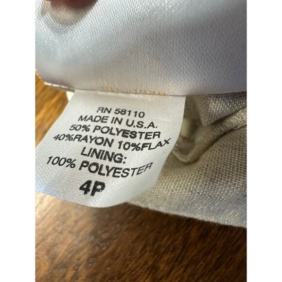 VTG Lagenlook Pants Women 4P Lightweight Grandma Cottage Twee Academia Neutral - Picture 3 of 9